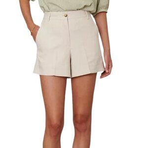 Vanessa Bruno Nixia Shorts, Ecru, Size 38